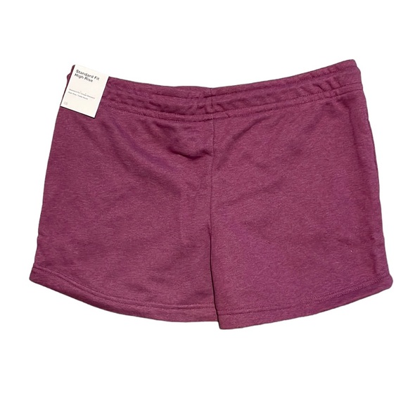 NWT Nike Essential Women's Purple Fleece Shorts - Picture 4 of 5